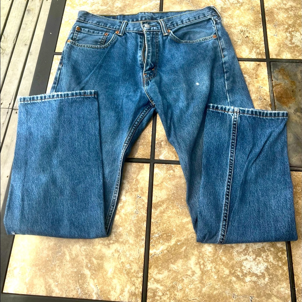 Broken-in Levi’s 505